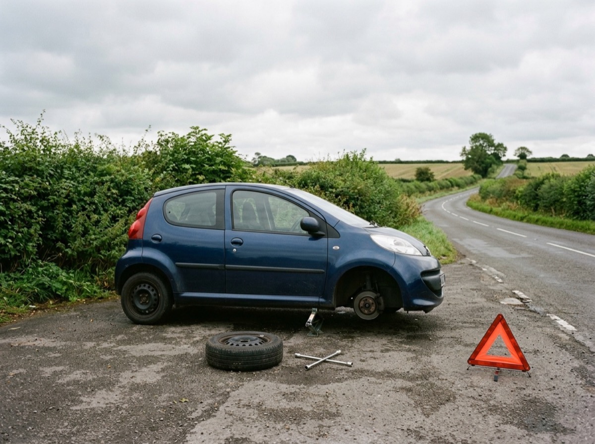 How to change a tyre: a safe step-by-step guide