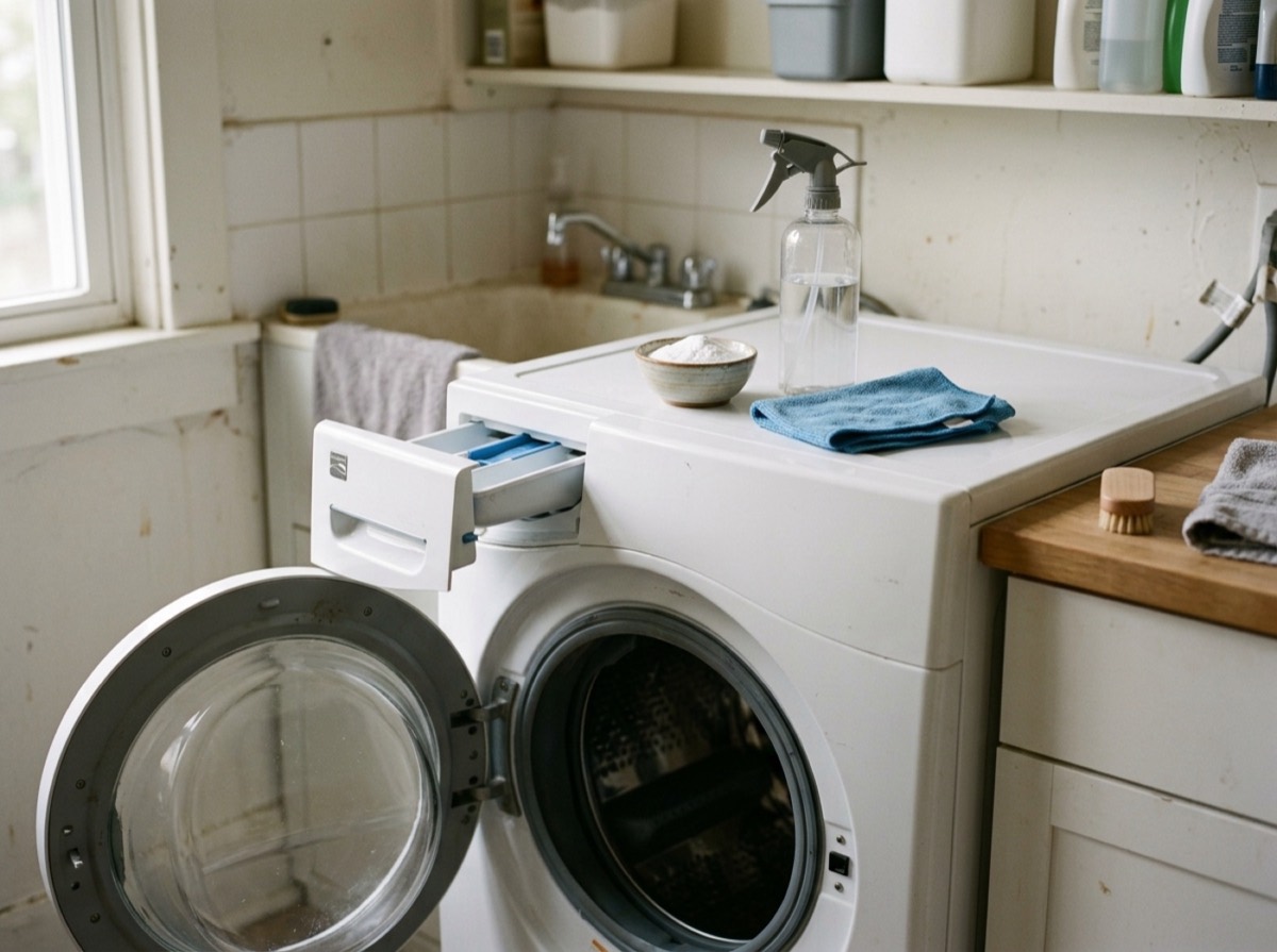 How to clean a washing machine: drum, drawer, seal and filter