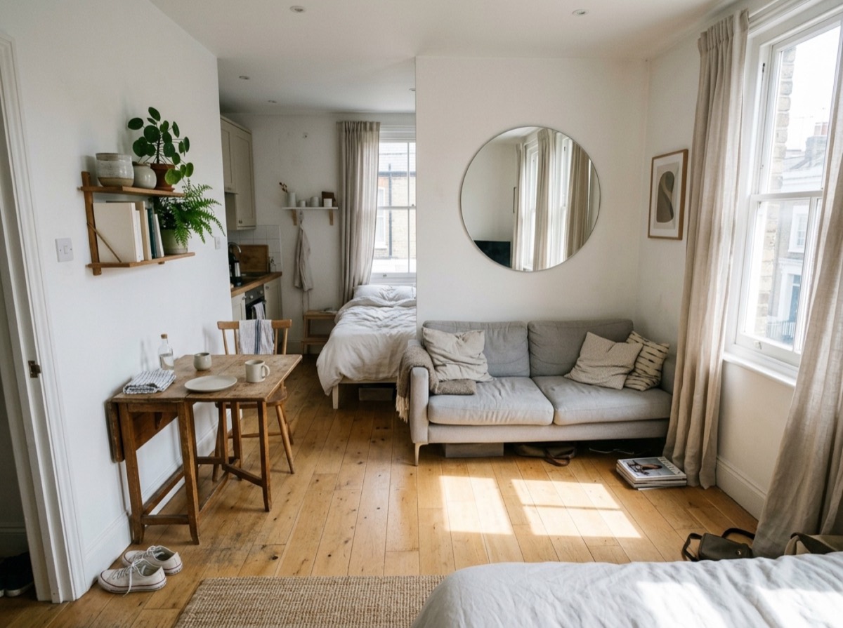 How to decorate a small apartment so it feels bigger