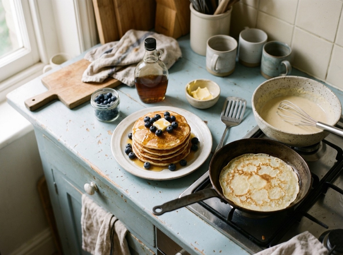 How to make pancakes: fluffy American and thin crêpe-style