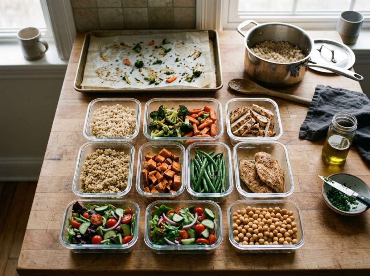 How to meal prep for the week: a simple system for beginners
