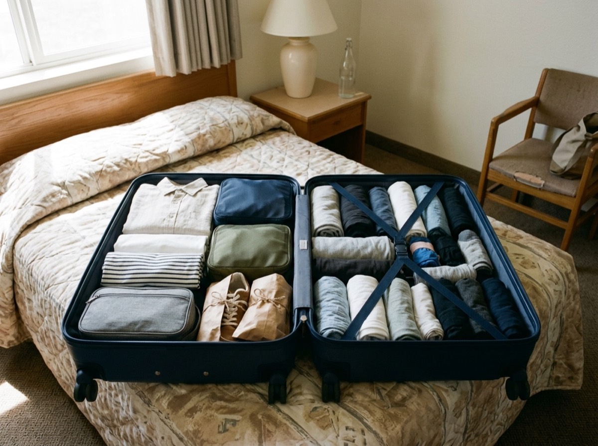 How to pack a suitcase efficiently: fit more and wrinkle less