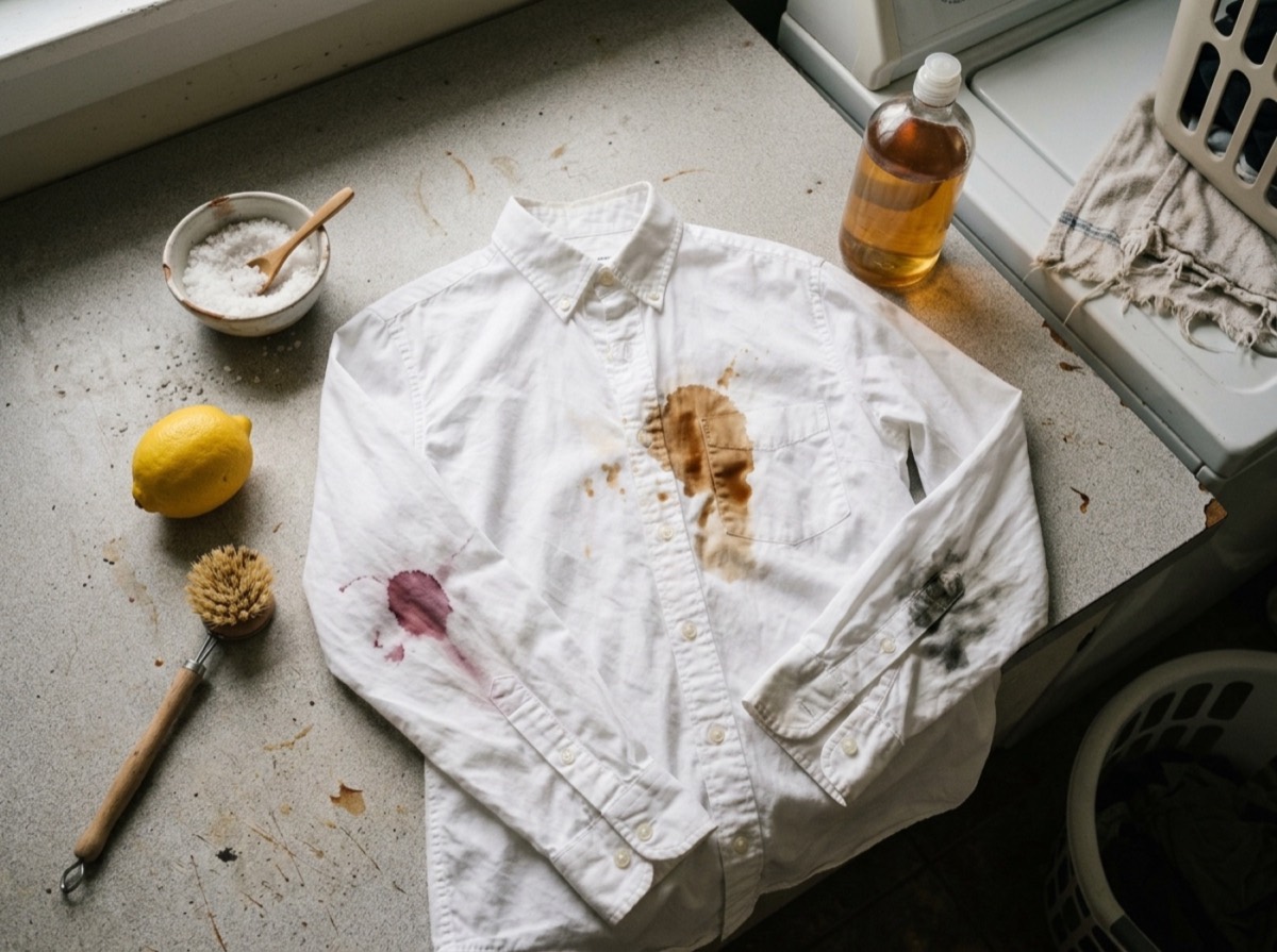 How to remove common stains from clothes: coffee, wine, grease and more